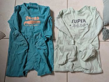 Lot de 2 pyjamas 1 pièces