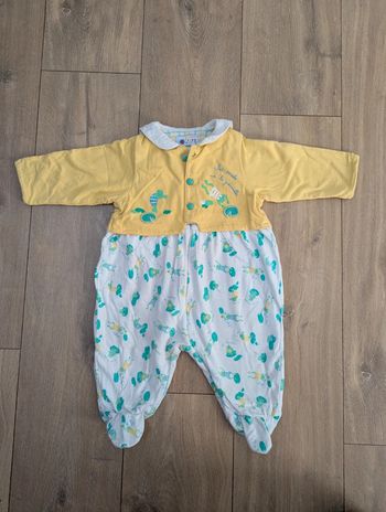 Combinaison mi-saison grenouille vintage 6 mois