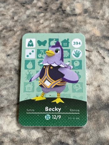mini carte amiibo Becky