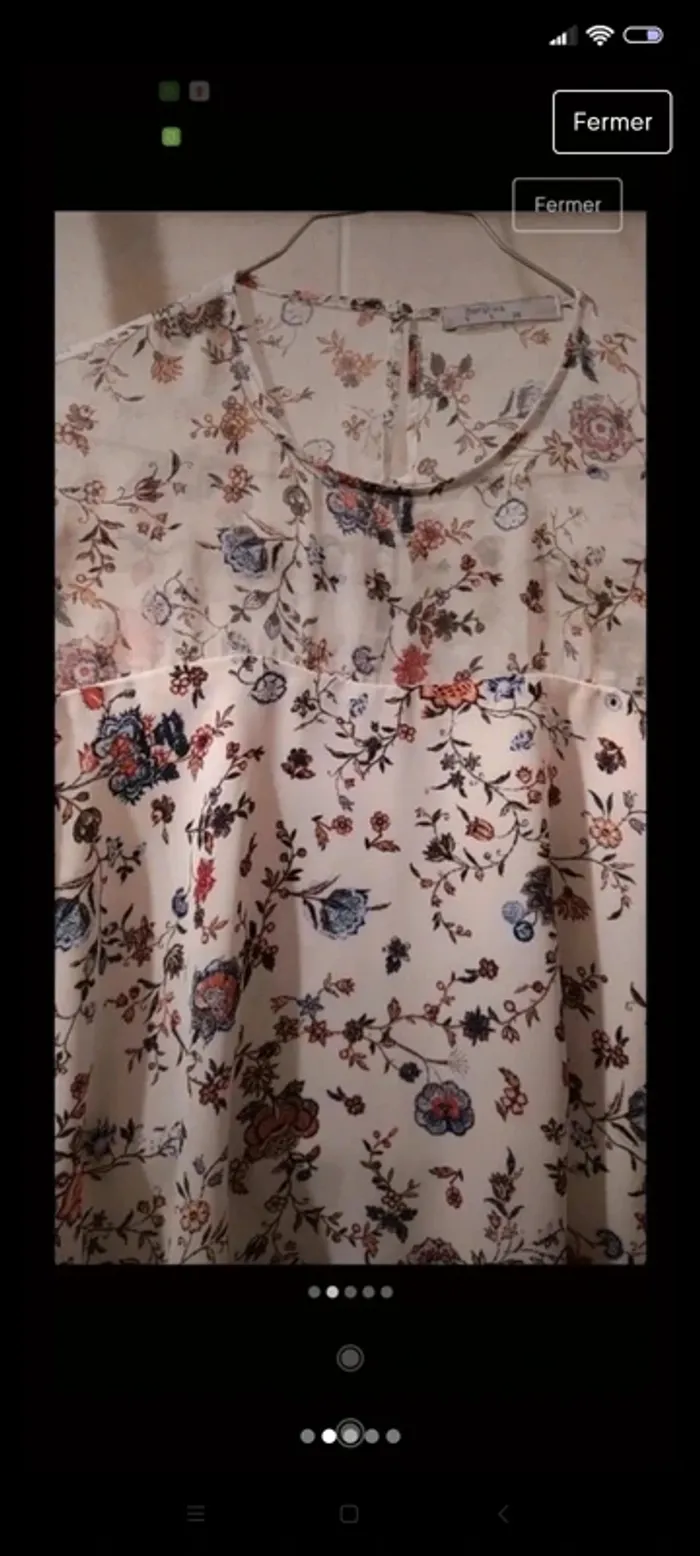 Blouse fleurie S Bershka 🌸 - photo numéro 2