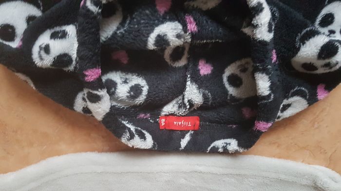 Pyjama 2 pièces fille 8 ans blanc et noir Tissaïa - photo numéro 3