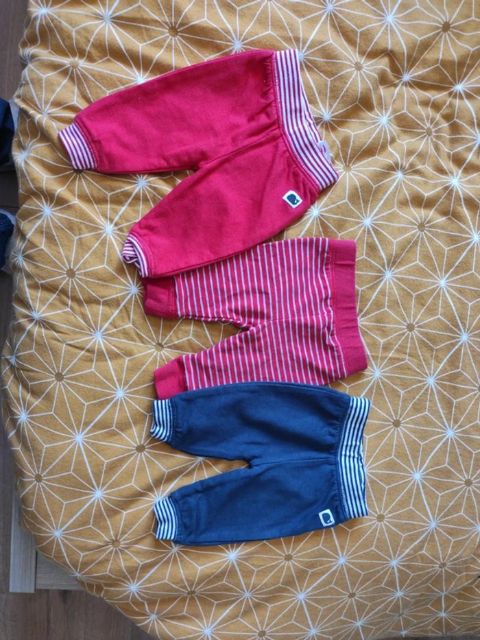 Lot 3pantalon taille élastique confortable baleine 🐳