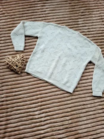 Pull blanc femme de marque SFera de taille S