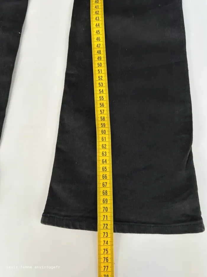 Jean Levi's Femme Noir | 725 High Rise Bootcut | Taille W26 L30 FR36 | Très Bon État | BP15 - photo numéro 12