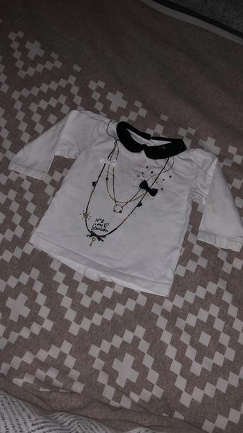 T shirt blanc 6 mois