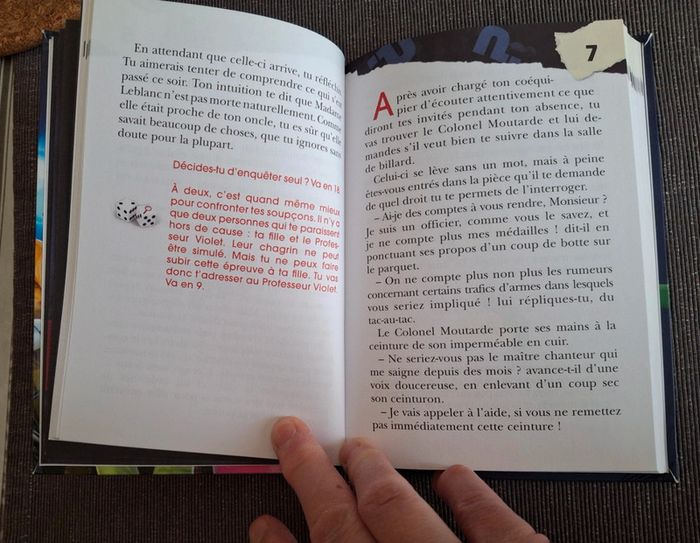 Livre enfants 10 12 ans Cluedo enquête - photo numéro 5