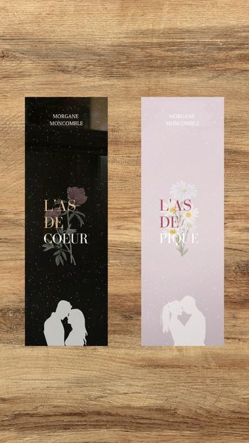 Marque page L'as de cœur et l'as de pique