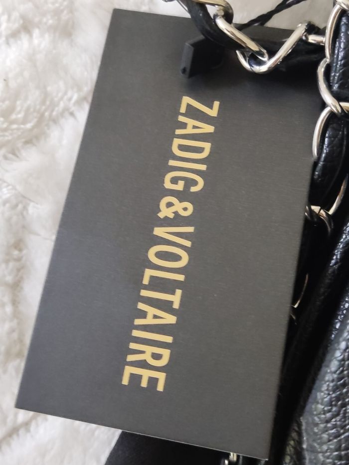 Pochette rock Zadig et Voltaire argenté et noir - photo numéro 3