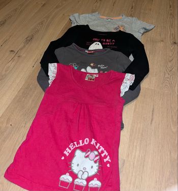Lot de t-shirt 3 4 ans fille 100% coton