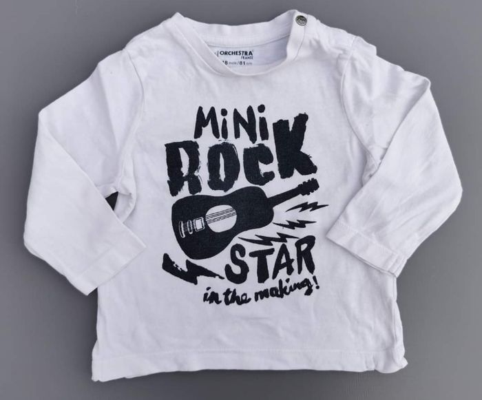 Lot de 2 tee-shirt ML 18 mois garçon orchestra - photo numéro 2