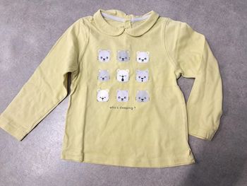haut tee shirt manches longues fille 2 ans obaibi