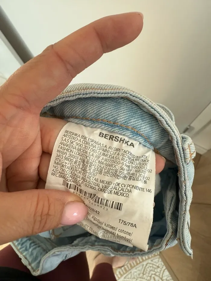 Jean Mom Bershka taille 42 bleu clair - photo numéro 11