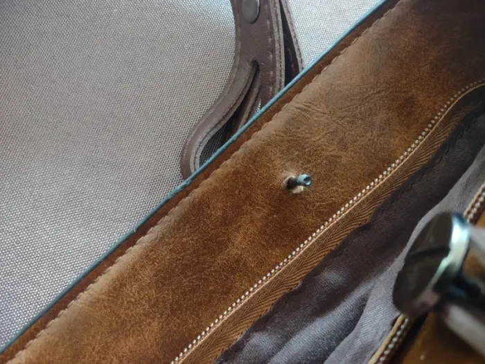 Sac femme cuir marron Vintage - photo numéro 9