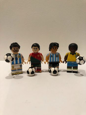 Figurine type lego Hall of Fame Footballeur
