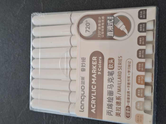 Boîte de 9 feutres acryliques Languo – Maillard Series