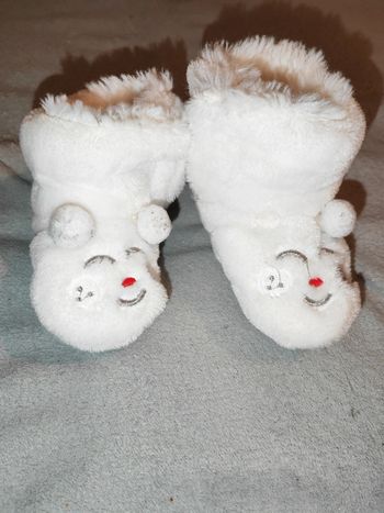 Chaussons hiver Noël