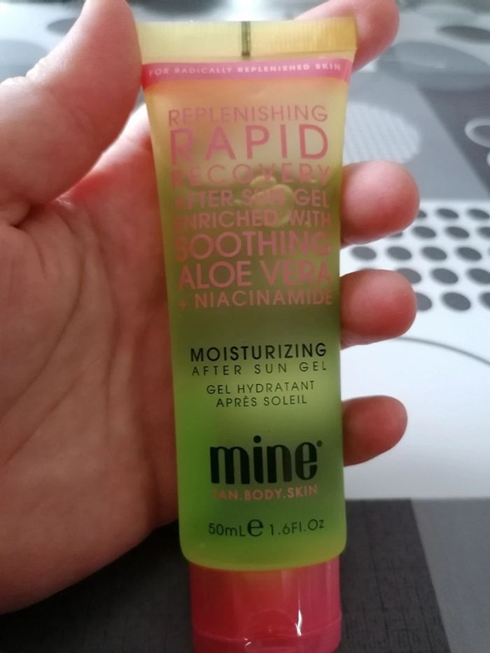 Gel hydratant après soleil marque Mine