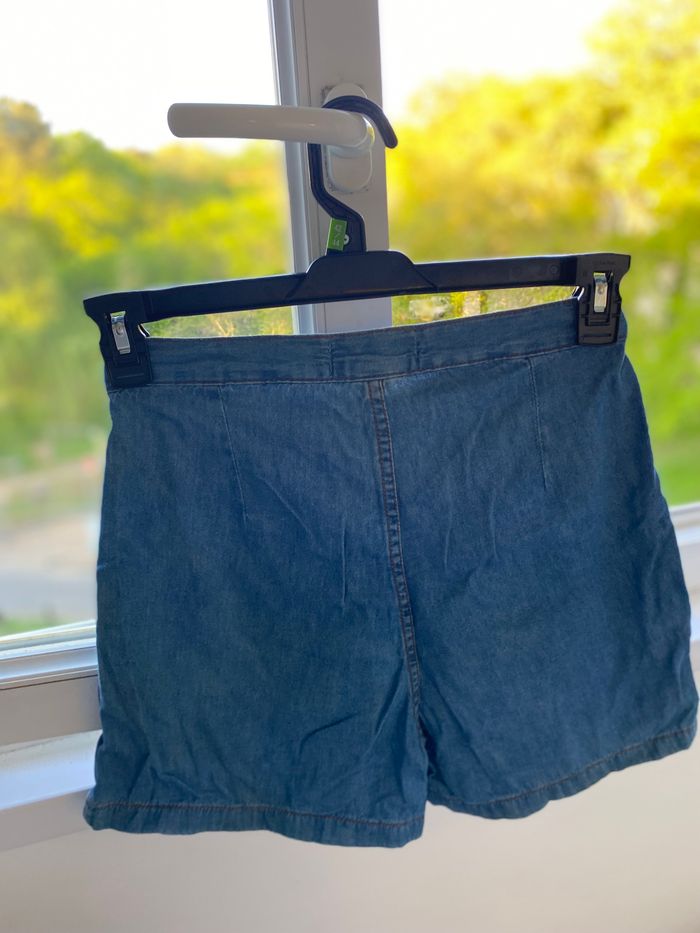 Jupe-short jean