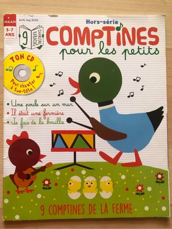 Comptines pour les petits, hors-série, édition Milan