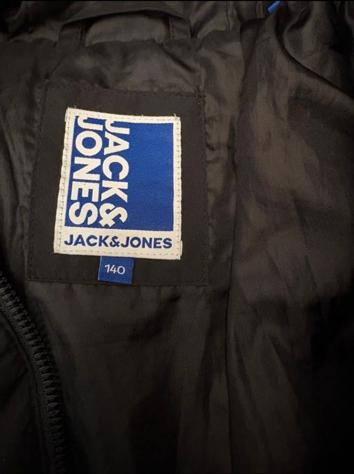 🧥 Doudoune hiver noire Jack & Jones 10 ans ❄️ | Bon état - photo numéro 3