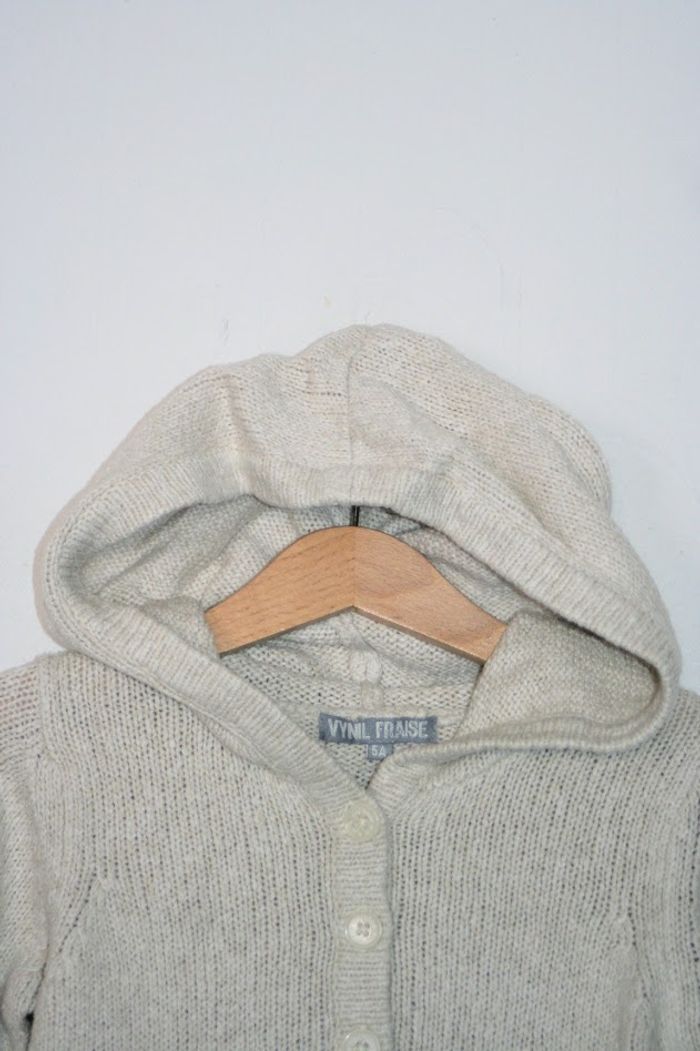 Gilet à capuche beige - photo numéro 3