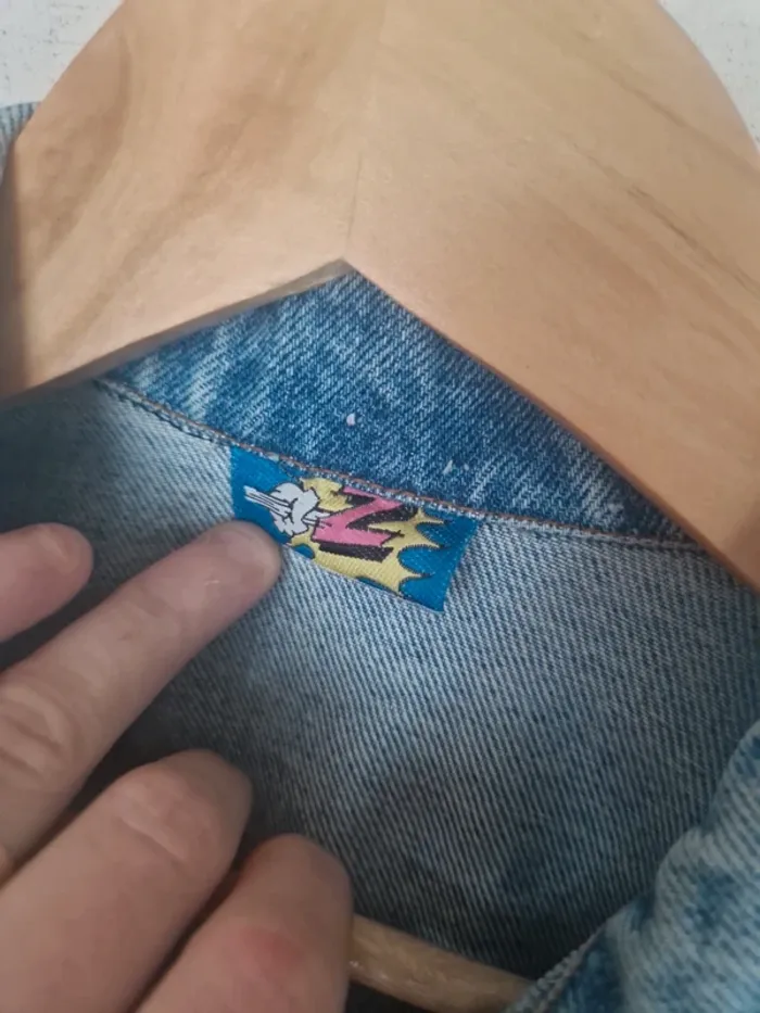 Veste en jeans vintage année 90s marque z 10 ans - photo numéro 3