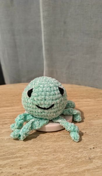 Poulpes au crochet - Fait main - laine chenille 