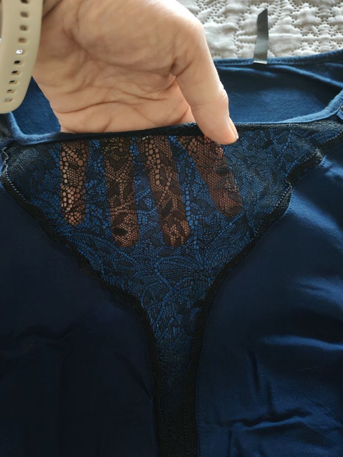 Tee shirt manches longues dentelle - photo numéro 3