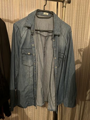 Veste boutonnée en jean