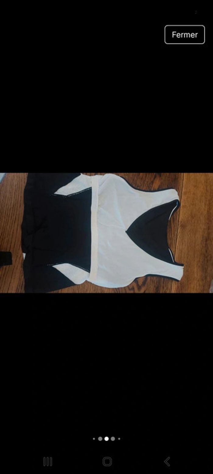 Debardeur de sport noir/blanc Rucanor taille M - photo numéro 9