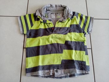 Polos rayé manches courtes