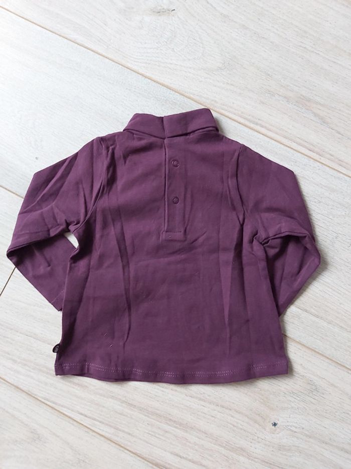 Tee-shirt col roulé fille 6 mois (78) - photo numéro 3