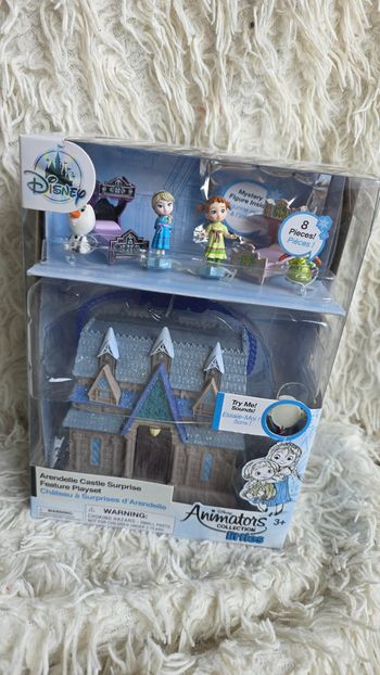 Mini poupée disney - maison littles animator - princesse Anna elsa la reine des neiges - disneyland paris disney store Neuf