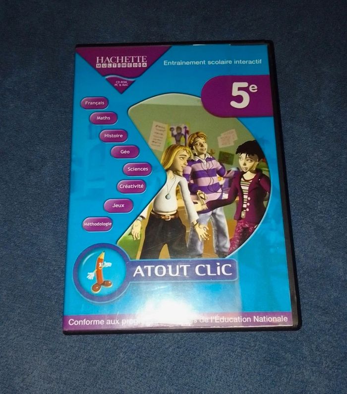 Entraînement scolaire interactif 5 éme