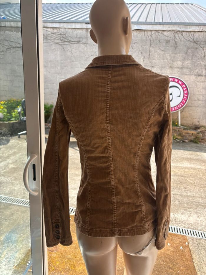 Veste en jeans Lacoste marron - photo numéro 8
