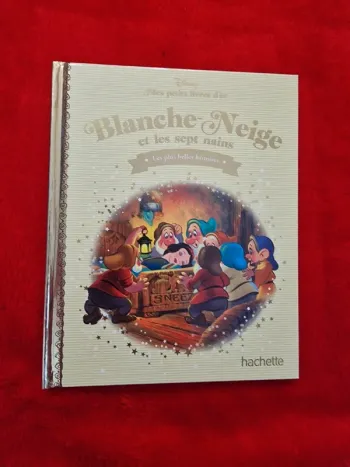 Livre 2 mes petits livres d'or Disney blanche neige et les sept nains