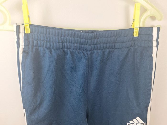 jogging Trackpant adidas bleu foncé / logo brodé taille 14/16 ans (492) - photo numéro 2
