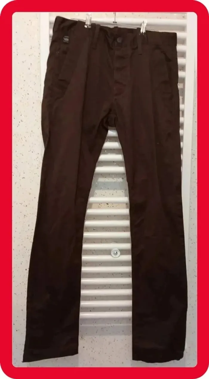 Pantalon marron RAW Taille W 31 / L 34 - photo numéro 2