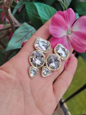 Clips vintage cristaux