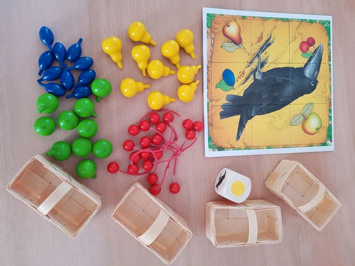 Haba jeu coopératif Le verger avec fruits en bois - photo numéro 3