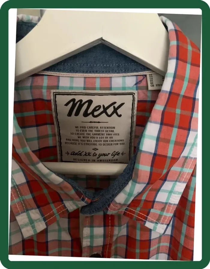 Lot de 3 chemises été  manches courtes à carreaux homme Mexx T/L - photo numéro 2