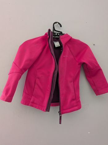 Veste Softshell Quechua rose
