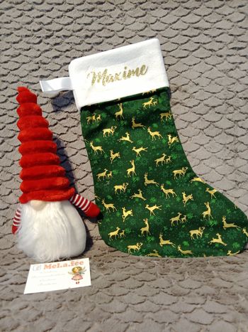 Chaussettes de Noël personnalisée