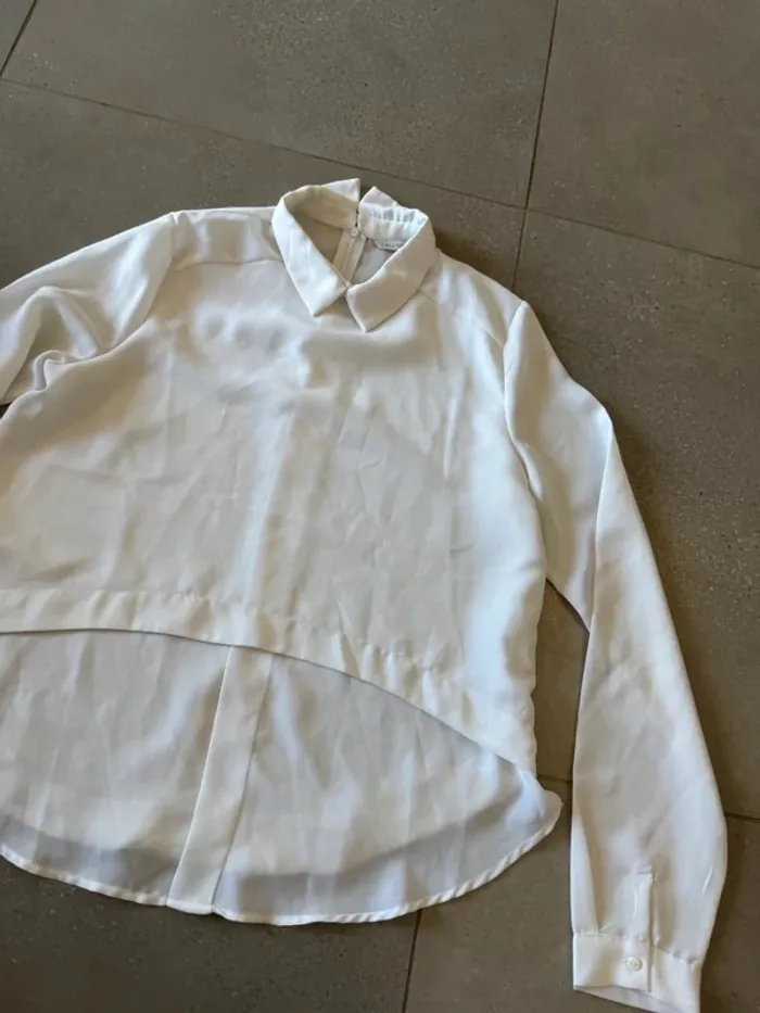 Haut blanc Calliope, taille XL, très bon état - photo numéro 2