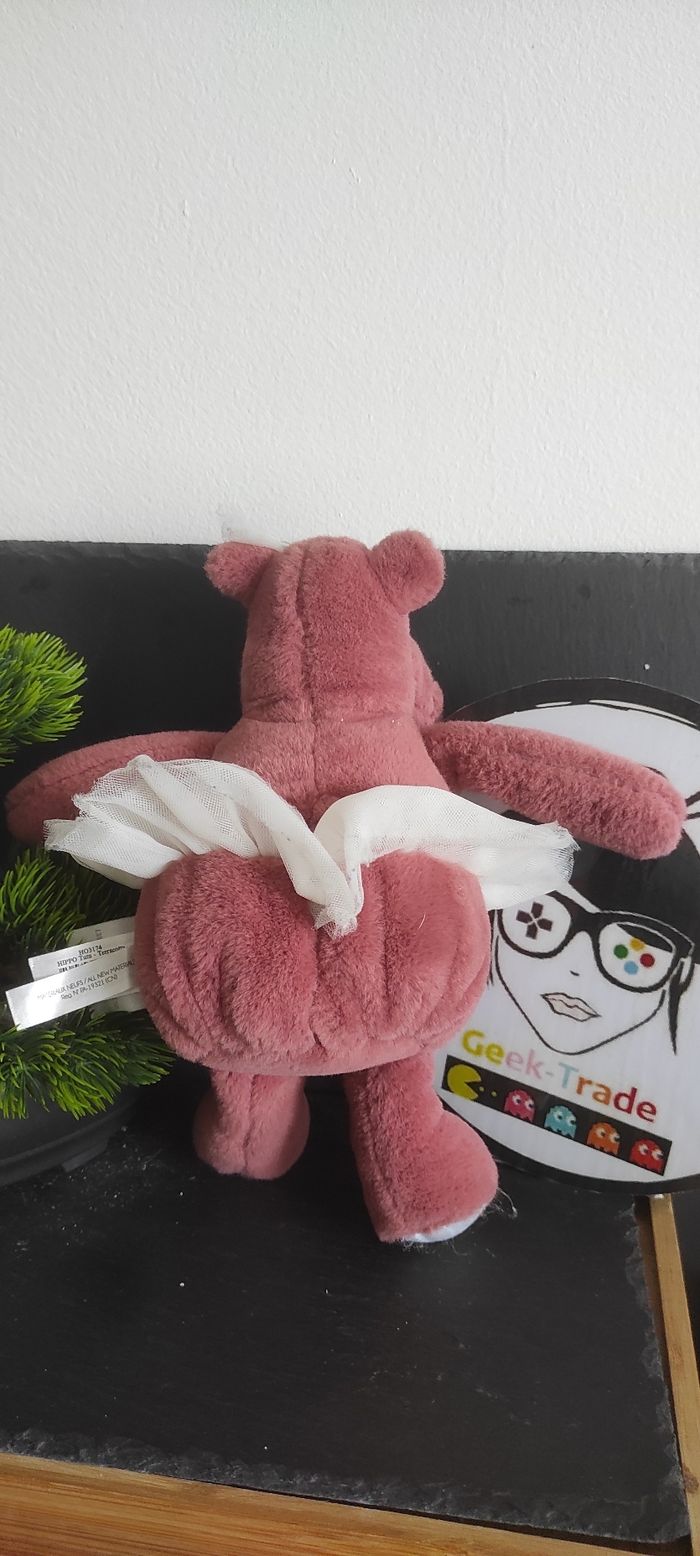 Peluche Hippopotame Terracotta Tutu histoire d'ours rose blanc tulle Ho03174 - photo numéro 2