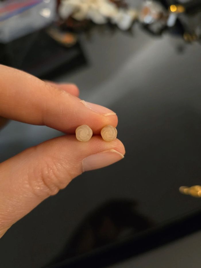 Duo de bijoux vintage fleurs et feuilles - photo numéro 3