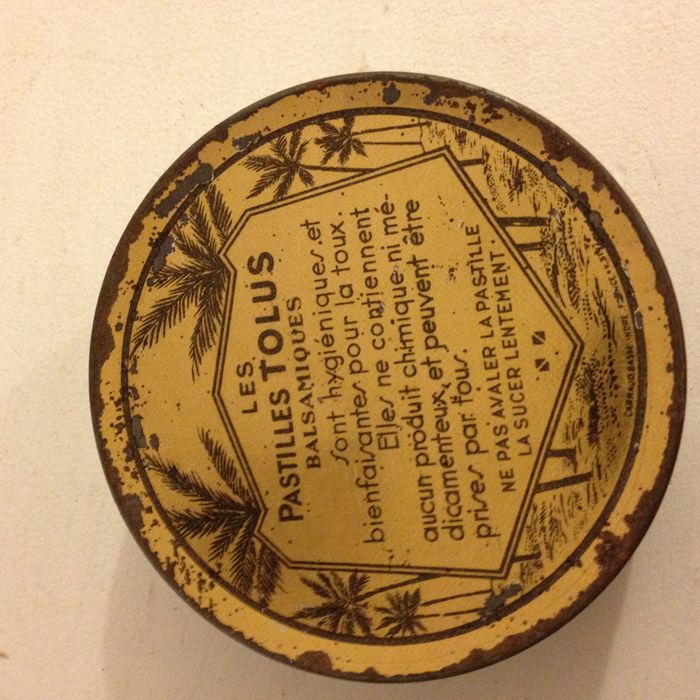 Boite publicitaire Pastilles Tolus Balsamiques en métal pour collectionneur - photo numéro 7
