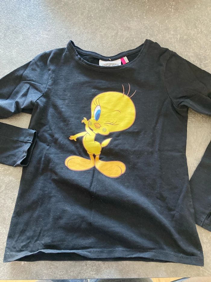 tee shirt manche longue fille 8 ans