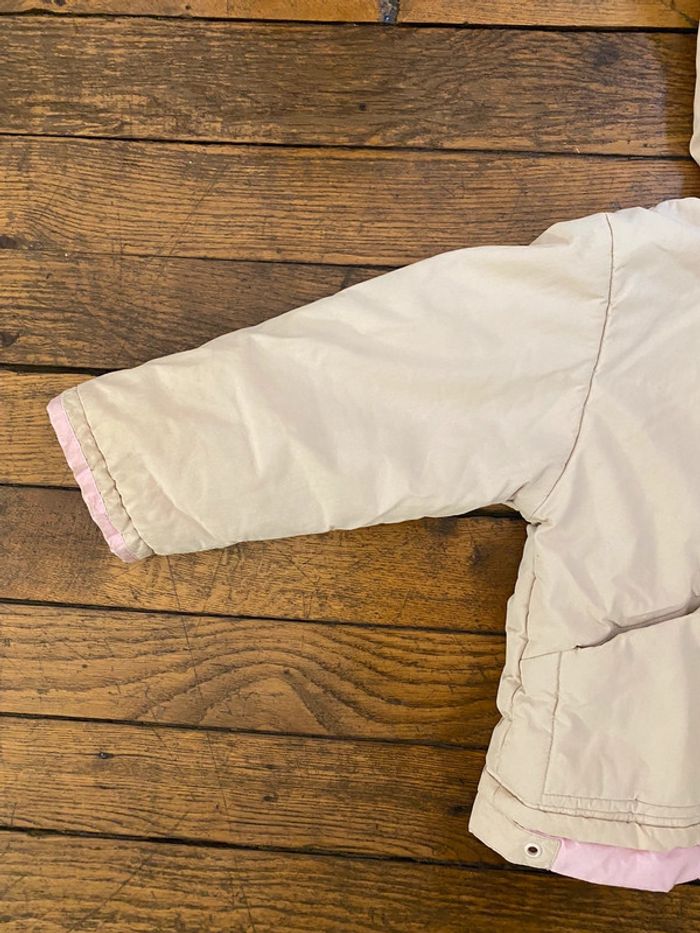 Manteau capuche Vynil Fraise Taille 3 ans - photo numéro 5