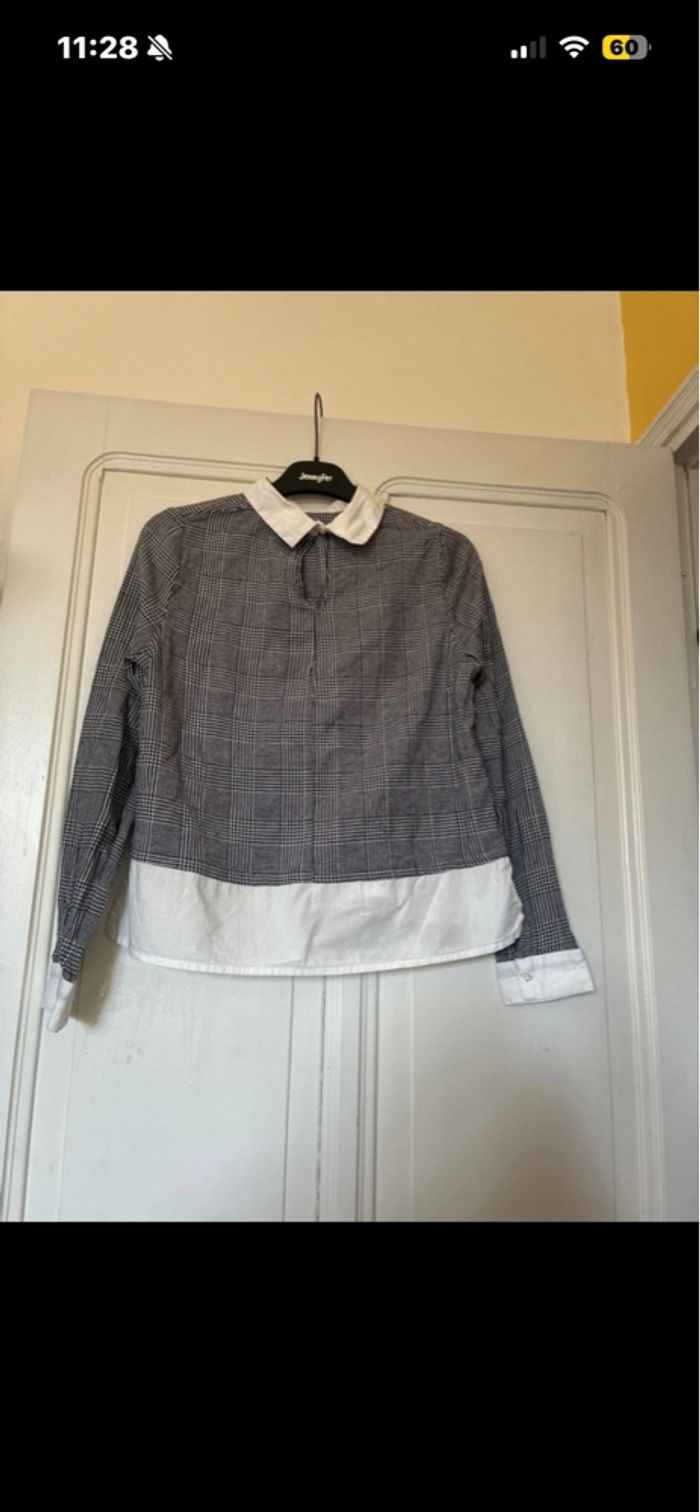 Blouse Chemise 2-en-1 Jennyfer – Style Preppy - photo numéro 3